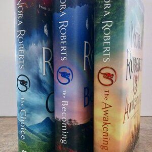 Nora Roberts Trilogy The Dragon Heart Legacy Hardcover Awakening Choice Becoming